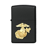 [Zippo] USMC Black Military Crest Zippo Lighter - ���غ� ���� ���� ������ (�����ٵ�/���帶ũ)