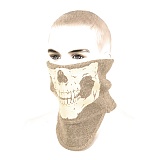 Luminous Skull neck Warmer Tan - ���� ��� �߱����� �ذ����� (TAN)