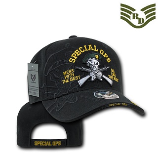 [Rapid Dominance] RD7- Shadow Military Baseball Cap. Special Force Black - ���ǵ� ���̳ͽ� ����� �׸����� ������ ĸ����