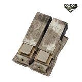 [CONDOR] MA23 Double Pistol Mag Pouch A-TACS - �ܵ��� MA23 ���� �ǽ��� �ű� �Ŀ�ġ ����-��