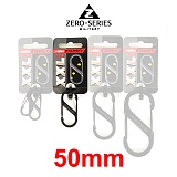[Kinryu Japan] XXL W - Carabiner Satin Finish 50mm (Black)  - Ų������ �����η��� ī���� 50mm (����)