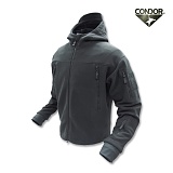 [CONDOR] Sierra Hooded Fleece Jacket Black - �ܵ��� �ÿ��� �ĵ� ��ü�� �ø������� (Black)