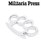 [Militaria Press] Silver Knuckles Belt Buckle - 밀리터리아 실버 너클 벨트 버클